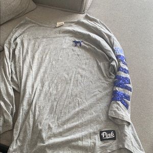 VS PINk sequined top